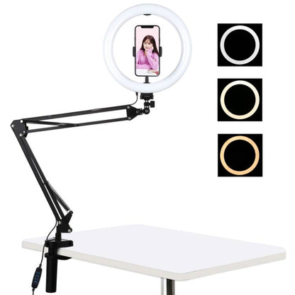 Desktop arm stand Puluz with 26cm LED Vlogging Ring PKT3090B_0