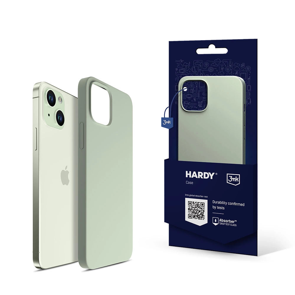 3mk Hardy Silicone MagCase for iPhone 15 - green_0