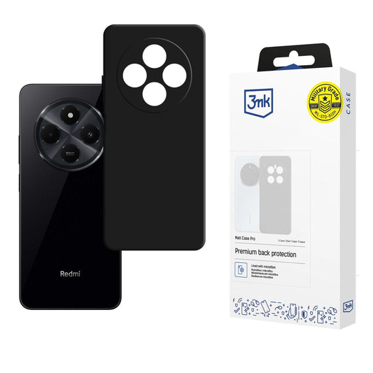 3mk Matt Case Pro case for Xiaomi Redmi 14C - matte black_0