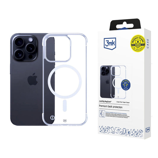 3mk Just20g MagCase for iPhone 14 Pro Max - Transparent_0
