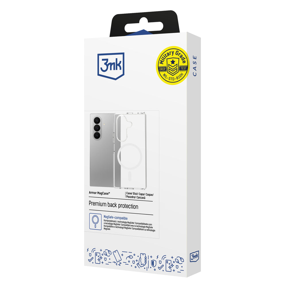 3mk Armor MagCase for Samsung Galaxy Z Fold 7 - Transparent_7