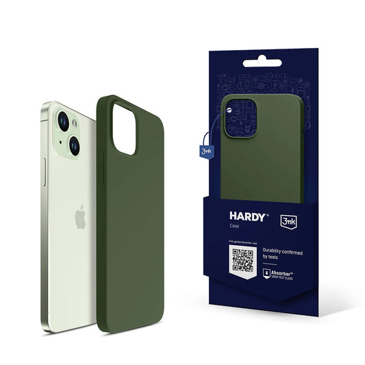 3mk Hardy Silicone MagCase for iPhone 15 Plus - green_0