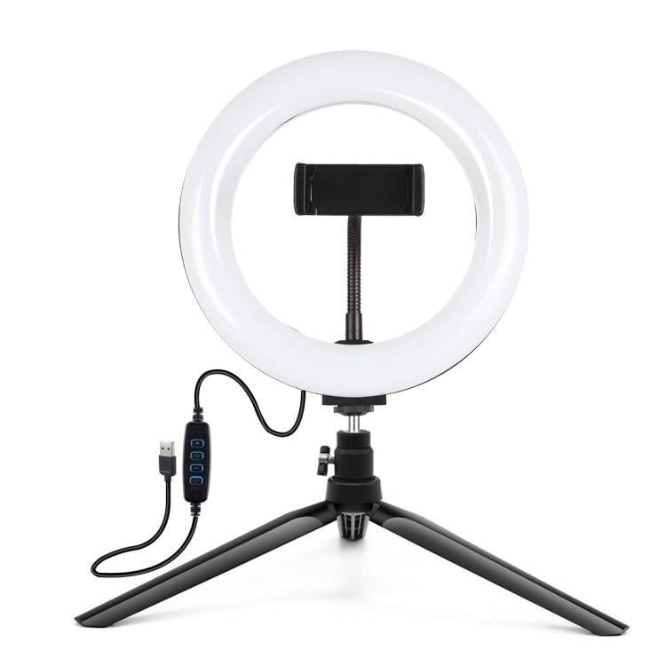 Tripod Mount Puluz with 20cm LED Ring Vlogging PKT3073B_1