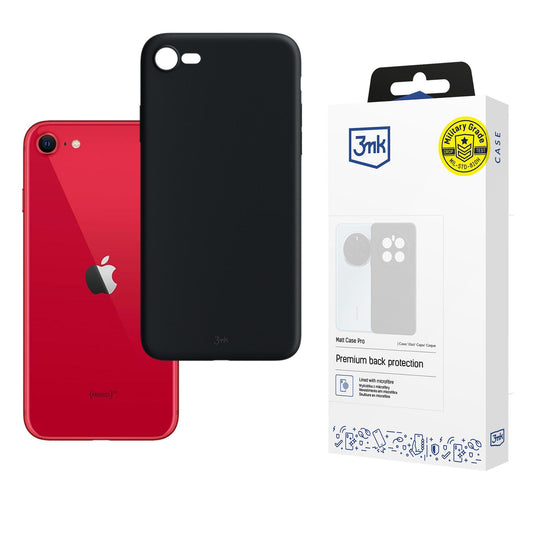 3mk Matt Case Pro for Apple iPhone SE 2022 - matte black_0