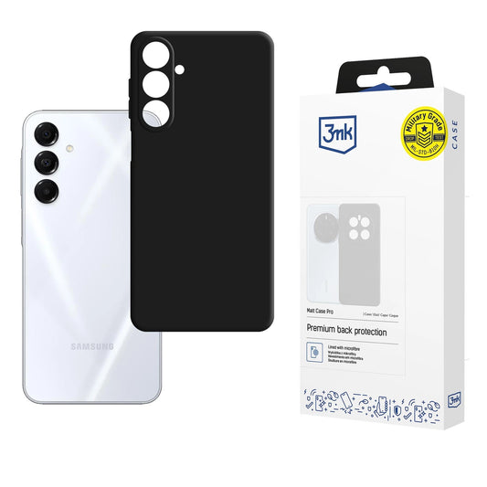 3mk Matt Case Pro for Samsung Galaxy A17 5G - Matte Black_0