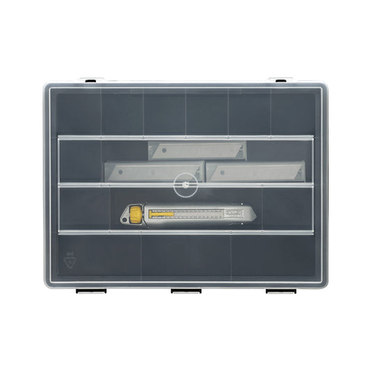 X-ato de metal 18mm + 50 lÃ¢minas + organizador - pack interlockÂ®_0