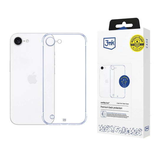 3mk Just20g Clear Case for Apple iPhone 16E - transparent_0