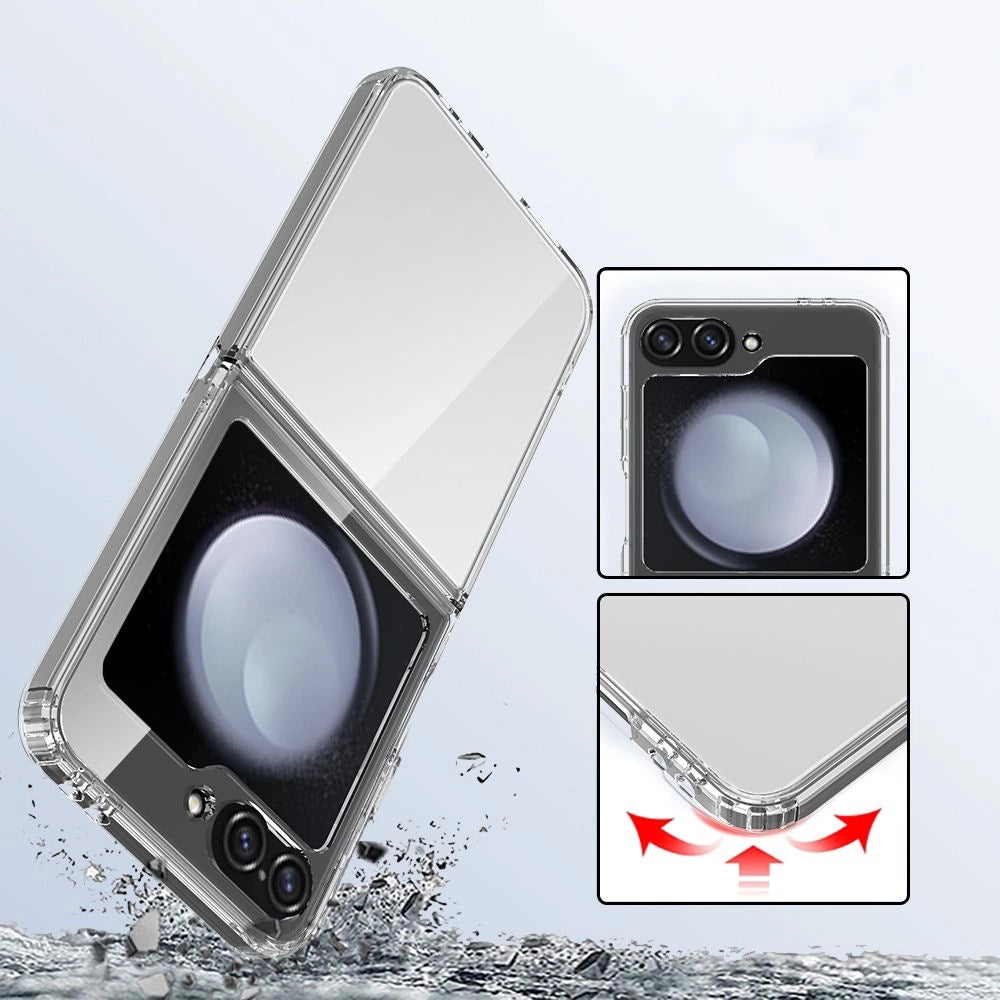 Tech-Protect FlexAir Hybrid Case for Samsung Galaxy Z Flip 6 / 7 FE - Transparent_2