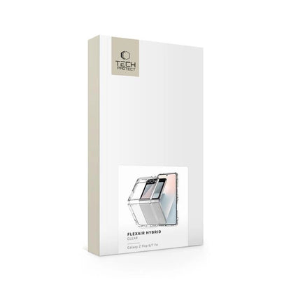 Tech-Protect FlexAir Hybrid Case for Samsung Galaxy Z Flip 6 / 7 FE - Transparent_4