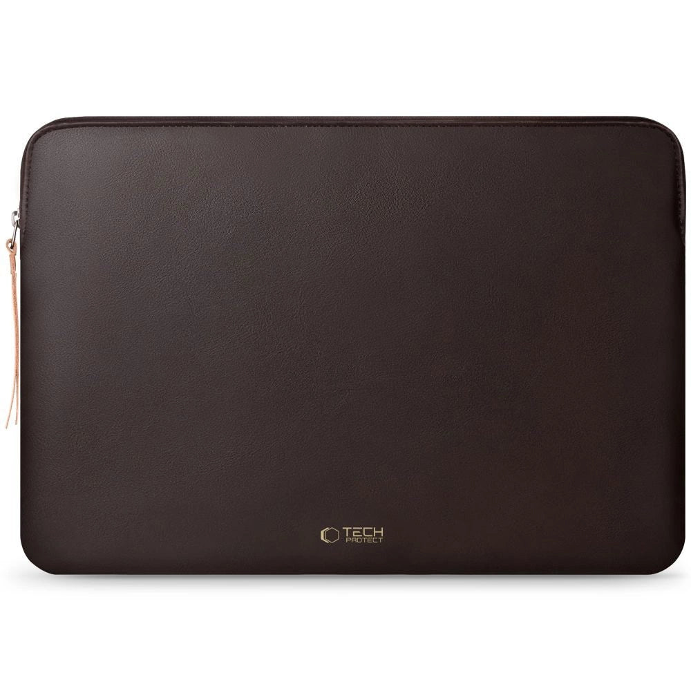 Tech-Protect Fleece Laptop Bag 13-14" - Brown_0