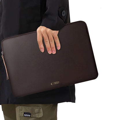 Tech-Protect Fleece Laptop Bag 13-14" - Brown_14