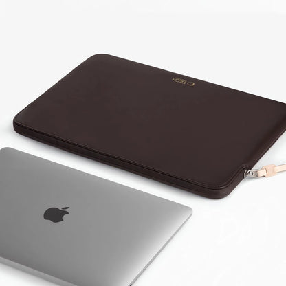 Tech-Protect Fleece Laptop Bag 13-14" - Brown_3