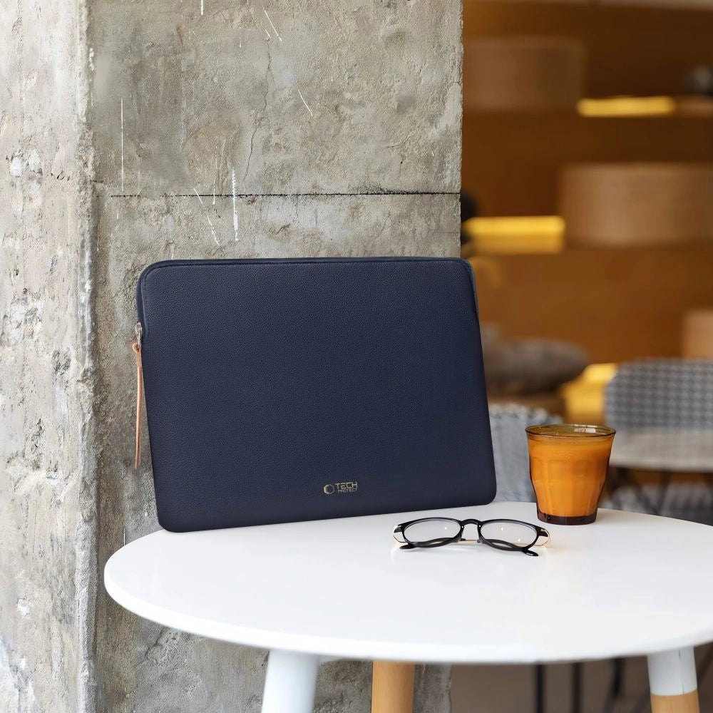 Tech-Protect Fleece Laptop Bag 13-14" - Blue_8