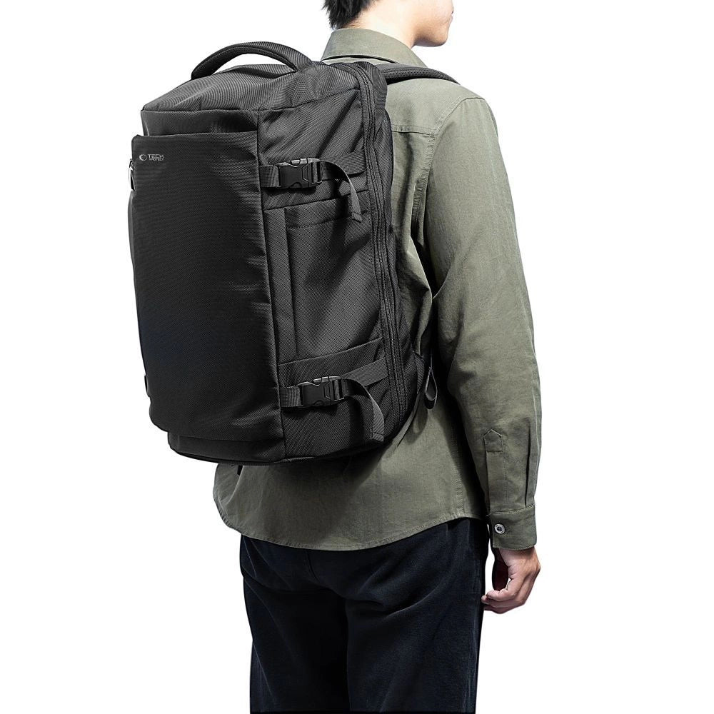 Tech-Protect Defender S40 Backpack for Ryanair &amp; Wizzar, 20L Laptop - Black_11