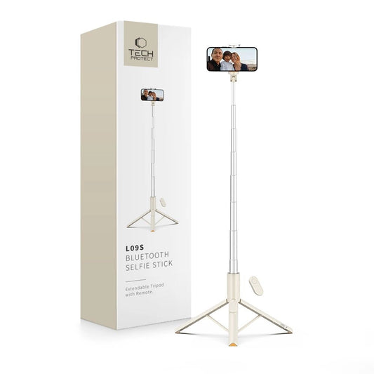 Selfie Stick Tech-Protect L09S with tripod - beige_0