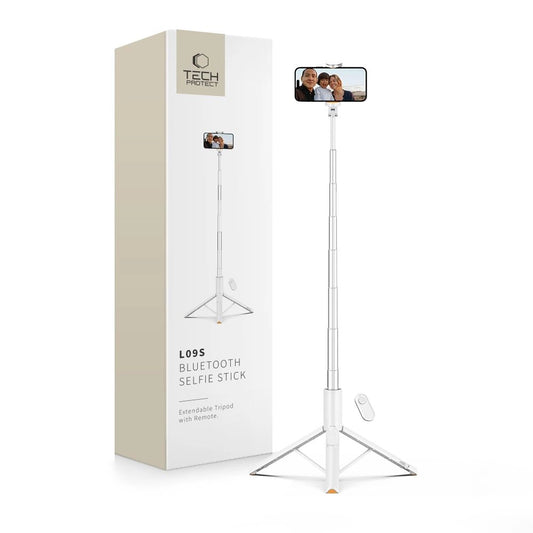 Selfie Stick Tech-Protect L09S with Tripod - White_0