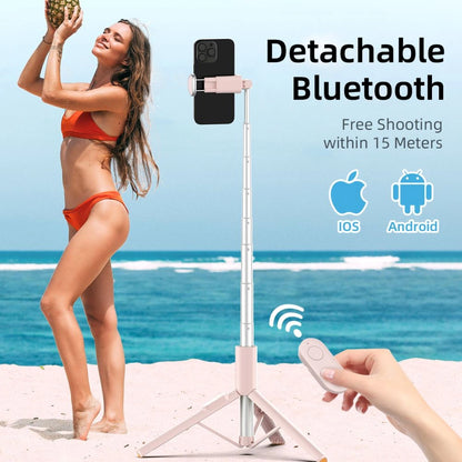 Selfie Stick Tech-Protect L09S with Tripod - Pink_9