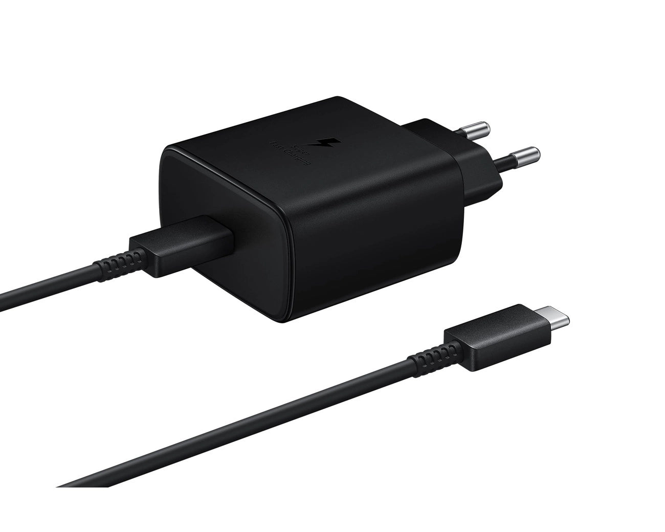Samsung EP-TA845EWE 45W Wall Charger with USB-C Cable Samsung EP-DW767JWE 45W 1.8m (OOB Bulk - Replacement Packaging) - Black_0