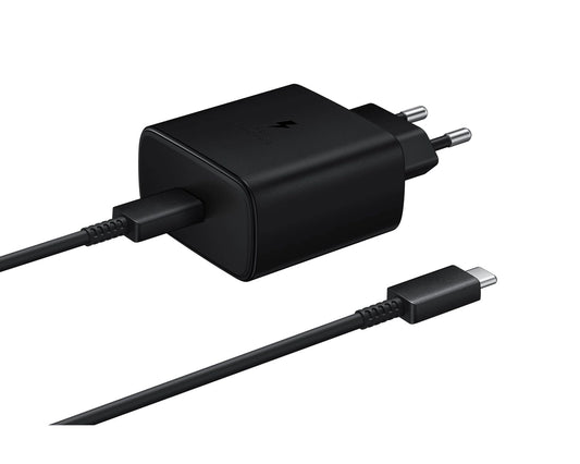 Samsung EP-TA845EWE 45W Wall Charger with USB-C Cable Samsung EP-DW767JWE 45W 1.8m (OOB Bulk - Replacement Packaging) - Black_0