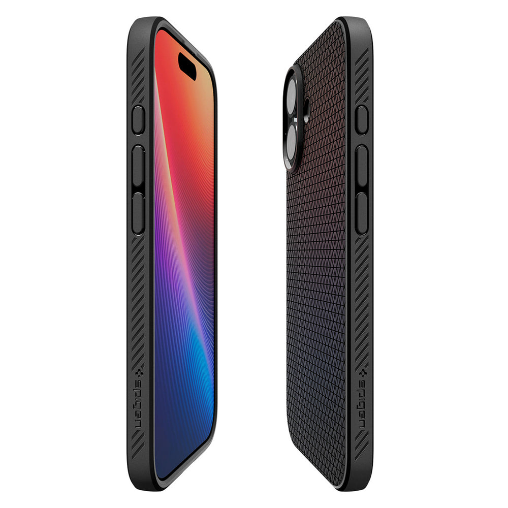 Spigen Liquid Air Case for iPhone 17 - Matte Black_6