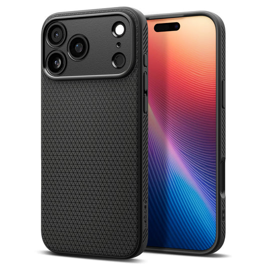 Spigen Liquid Air Case for iPhone 17 Pro Max - Matte Black_0