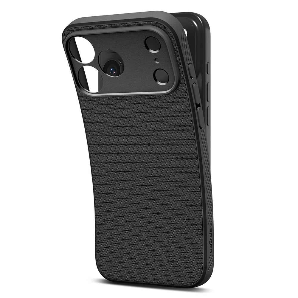 Spigen Liquid Air Case for iPhone 17 Pro Max - Matte Black_5