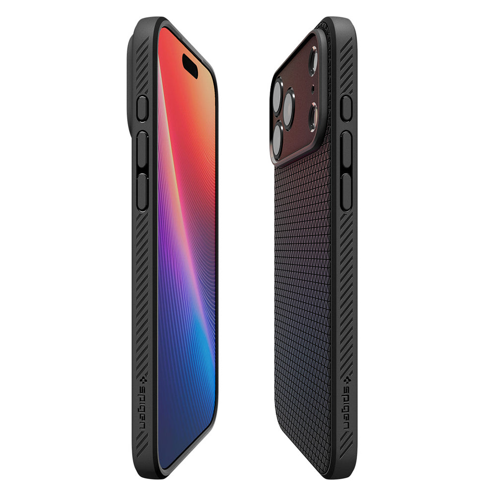 Spigen Liquid Air Case for iPhone 17 Pro Max - Matte Black_6