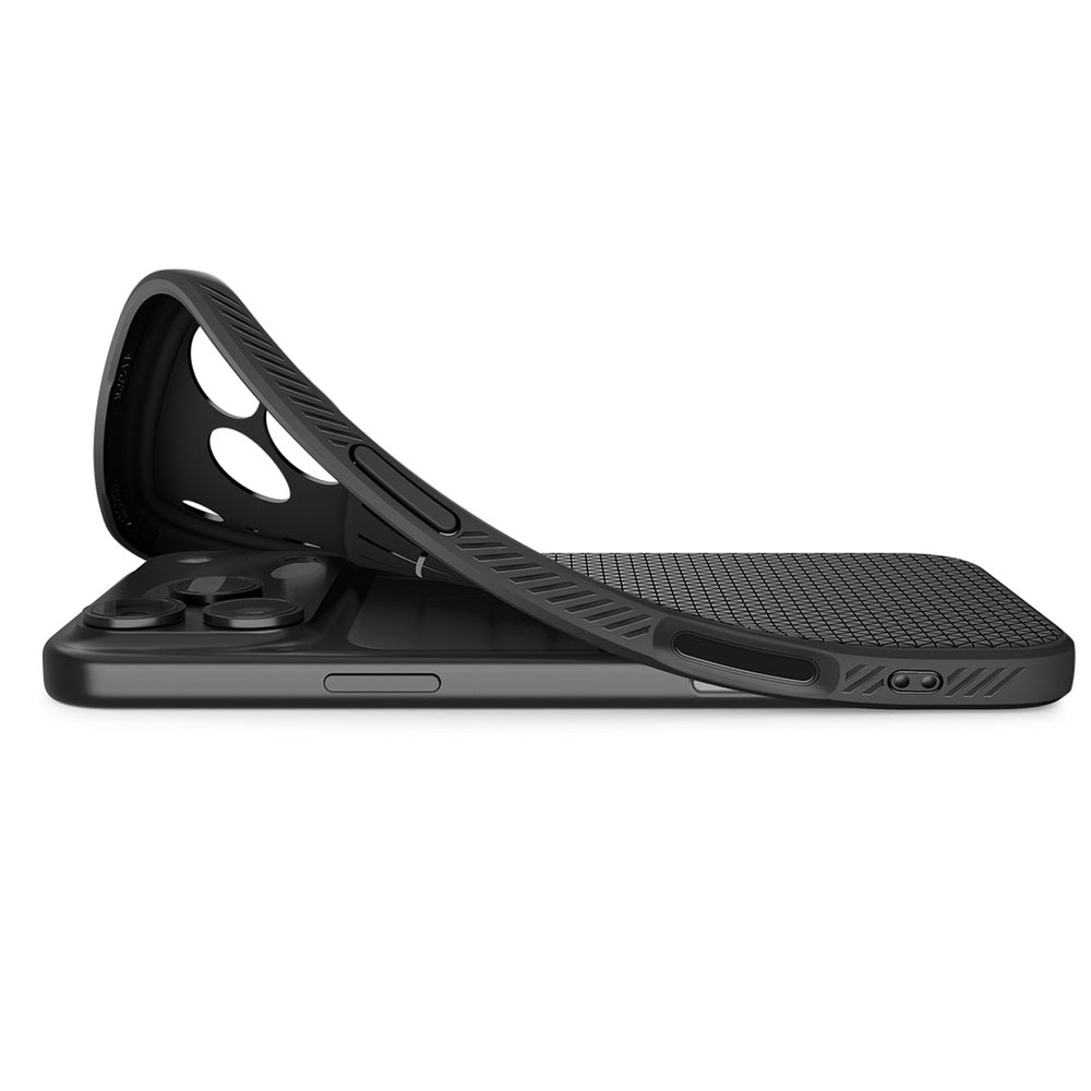 Spigen Liquid Air Case for iPhone 17 Pro Max - Matte Black_7