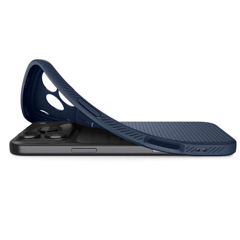 Spigen Liquid Air Case for iPhone 17 Pro - Blue_7