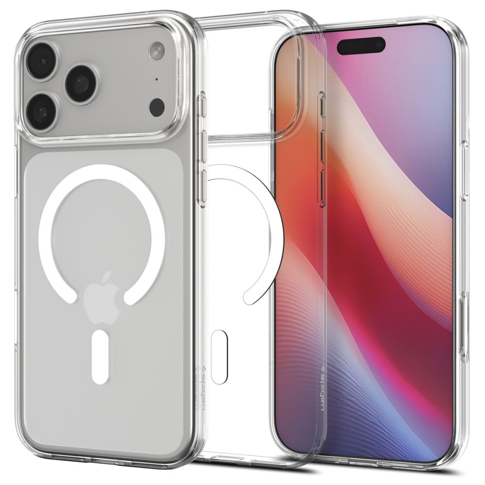 Spigen Liquid Crystal MagSafe Case for iPhone 17 Pro Max - Clear and White_0