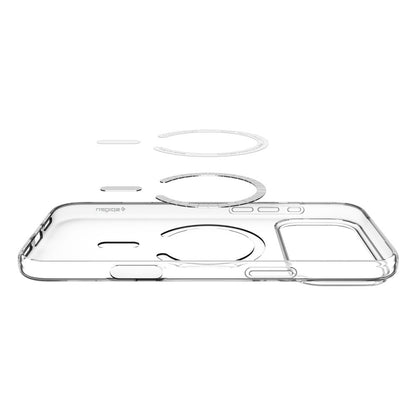 Spigen Liquid Crystal MagSafe Case for iPhone 17 Pro Max - Clear and White_4
