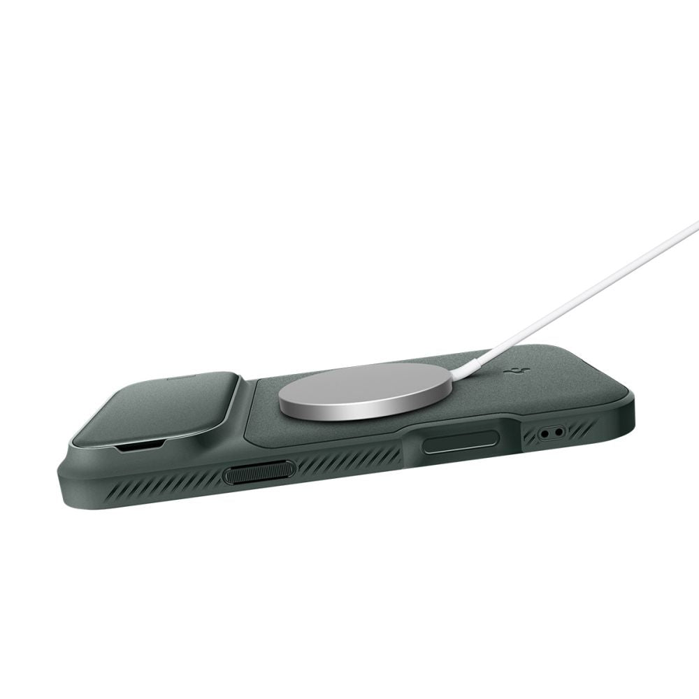 Spigen Optik Armor MagSafe Case for iPhone 17 Pro - Green_11