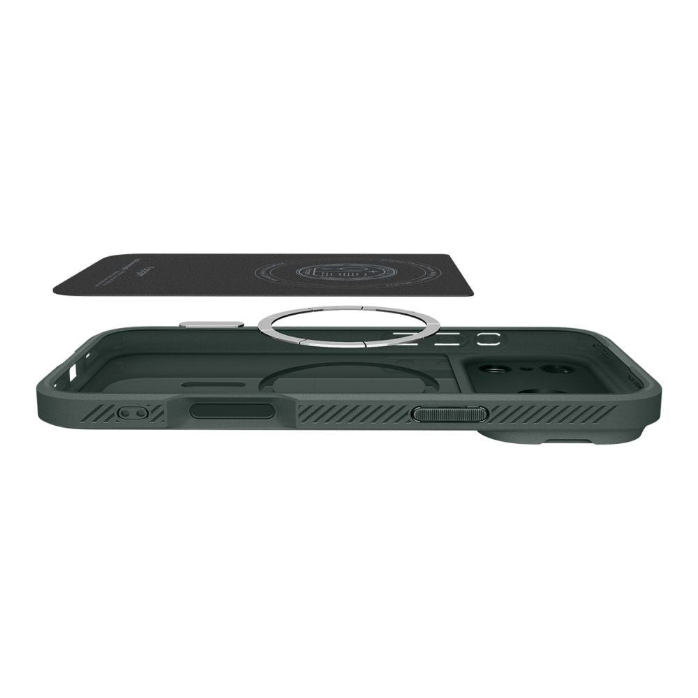 Spigen Optik Armor MagSafe Case for iPhone 17 Pro - Green_7