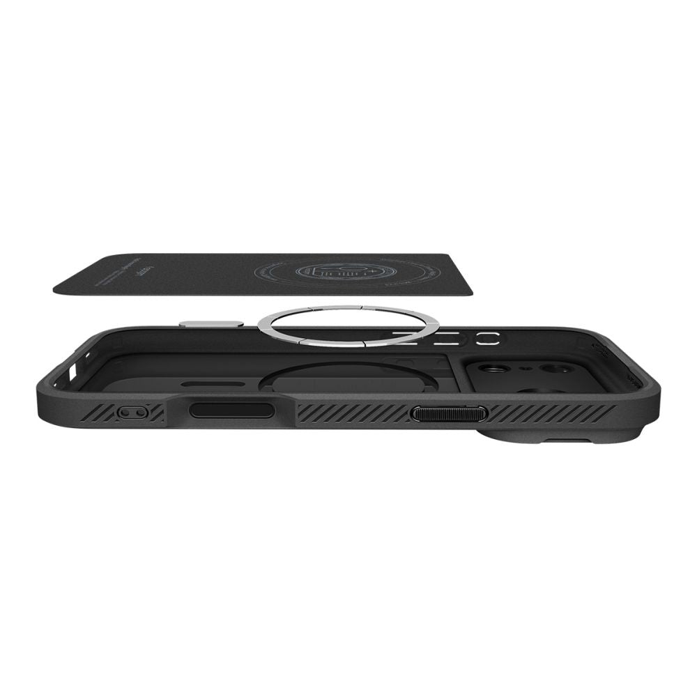 Spigen Optik Armor MagSafe case for iPhone 17 Pro - black_6