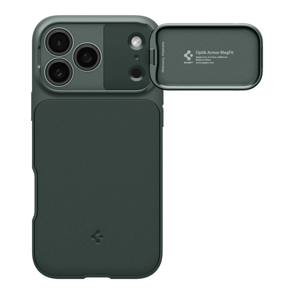 Spigen Optik Armor MagSafe Case for iPhone 17 Pro Max - Green_1