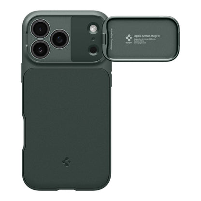 Spigen Optik Armor MagSafe Case for iPhone 17 Pro Max - Green_1