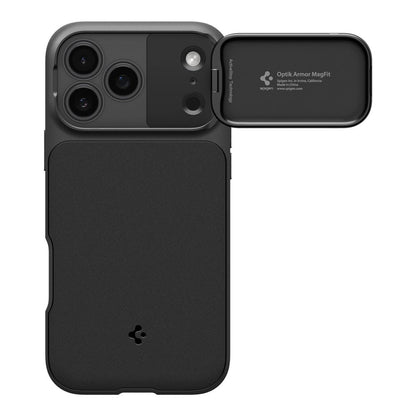 Spigen Optik Armor MagSafe Case for iPhone 17 Pro Max - Black_1