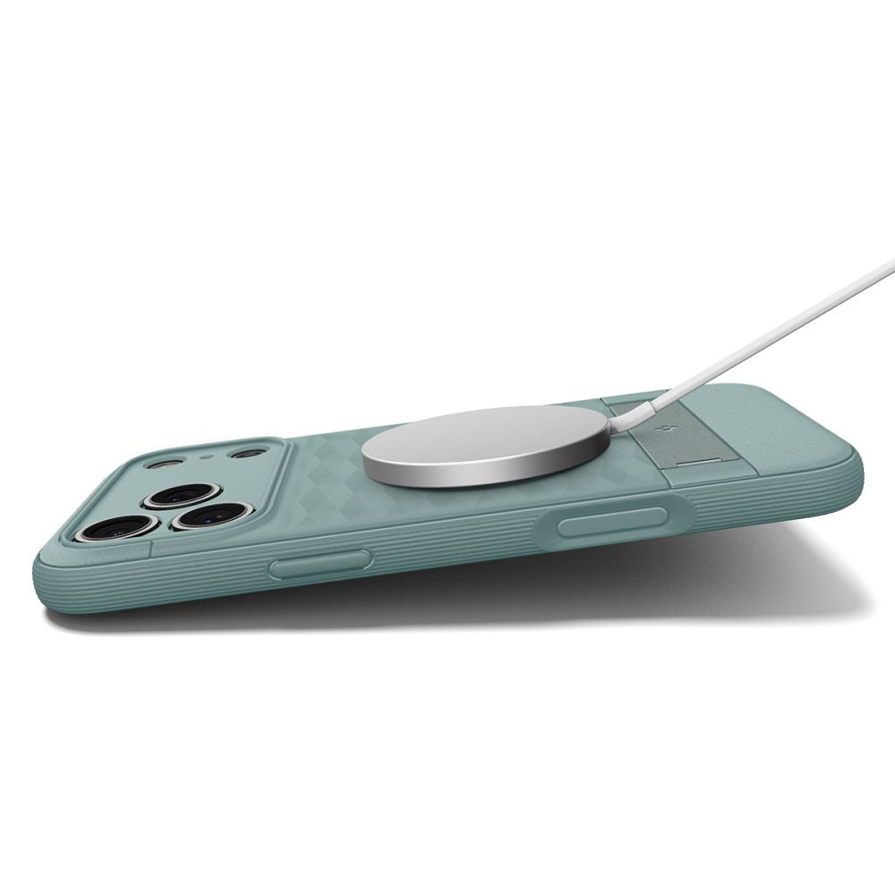 Spigen Parallax &quot;S&quot; MagSafe Case for iPhone 17 Pro - Green_8