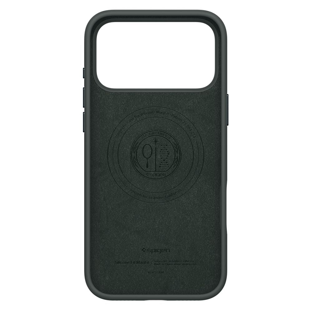 Spigen Silicone Fit MagSafe Case for iPhone 17 Pro Max - Green_2