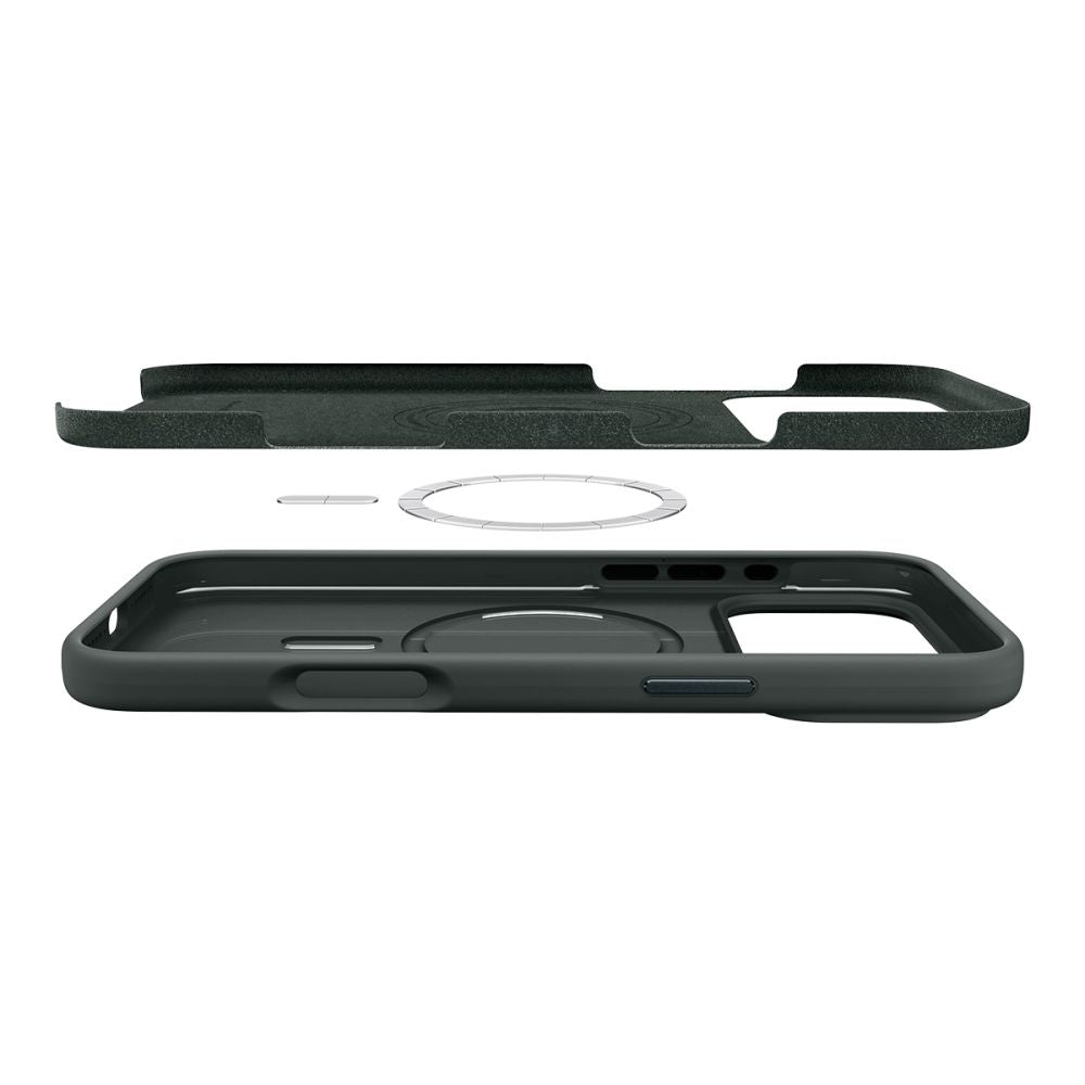 Spigen Silicone Fit MagSafe Case for iPhone 17 Pro Max - Green_5