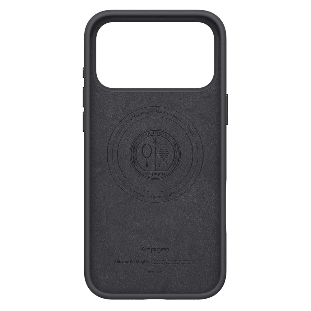 Spigen Silicone Fit MagSafe Case for iPhone 17 Pro Max - Black_2