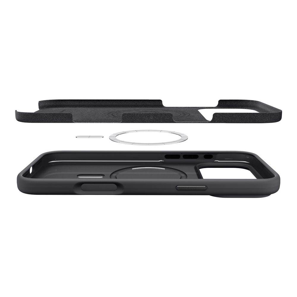 Spigen Silicone Fit MagSafe Case for iPhone 17 Pro Max - Black_5
