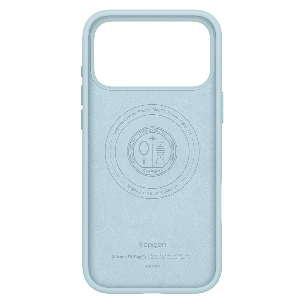 Spigen Silicone Fit MagSafe Case for iPhone 17 Pro Max - Blue_2