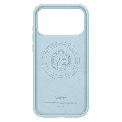 Spigen Silicone Fit MagSafe Case for iPhone 17 Pro Max - Blue_2