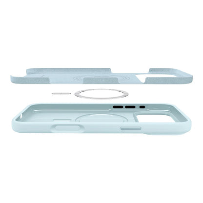 Spigen Silicone Fit MagSafe Case for iPhone 17 Pro Max - Blue_5