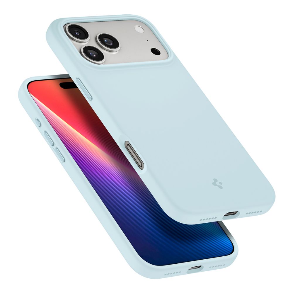 Spigen Silicone Fit MagSafe Case for iPhone 17 Pro Max - Blue_7