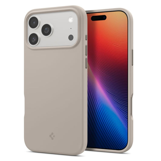 Spigen Silicone Fit MagSafe Case for iPhone 17 Pro Max - Gray_0