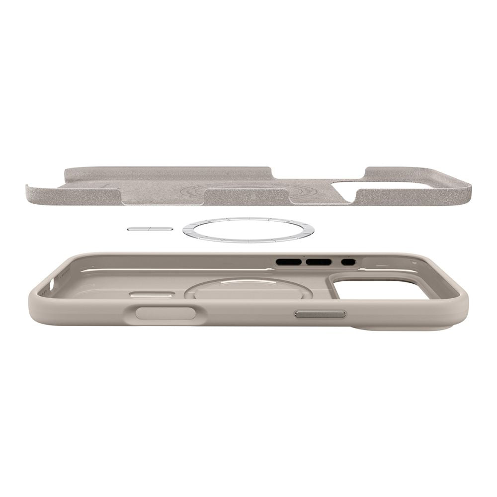 Spigen Silicone Fit MagSafe Case for iPhone 17 Pro Max - Gray_5