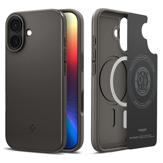 Spigen Thin Fit MagSafe Case for iPhone 17 - Gray_0