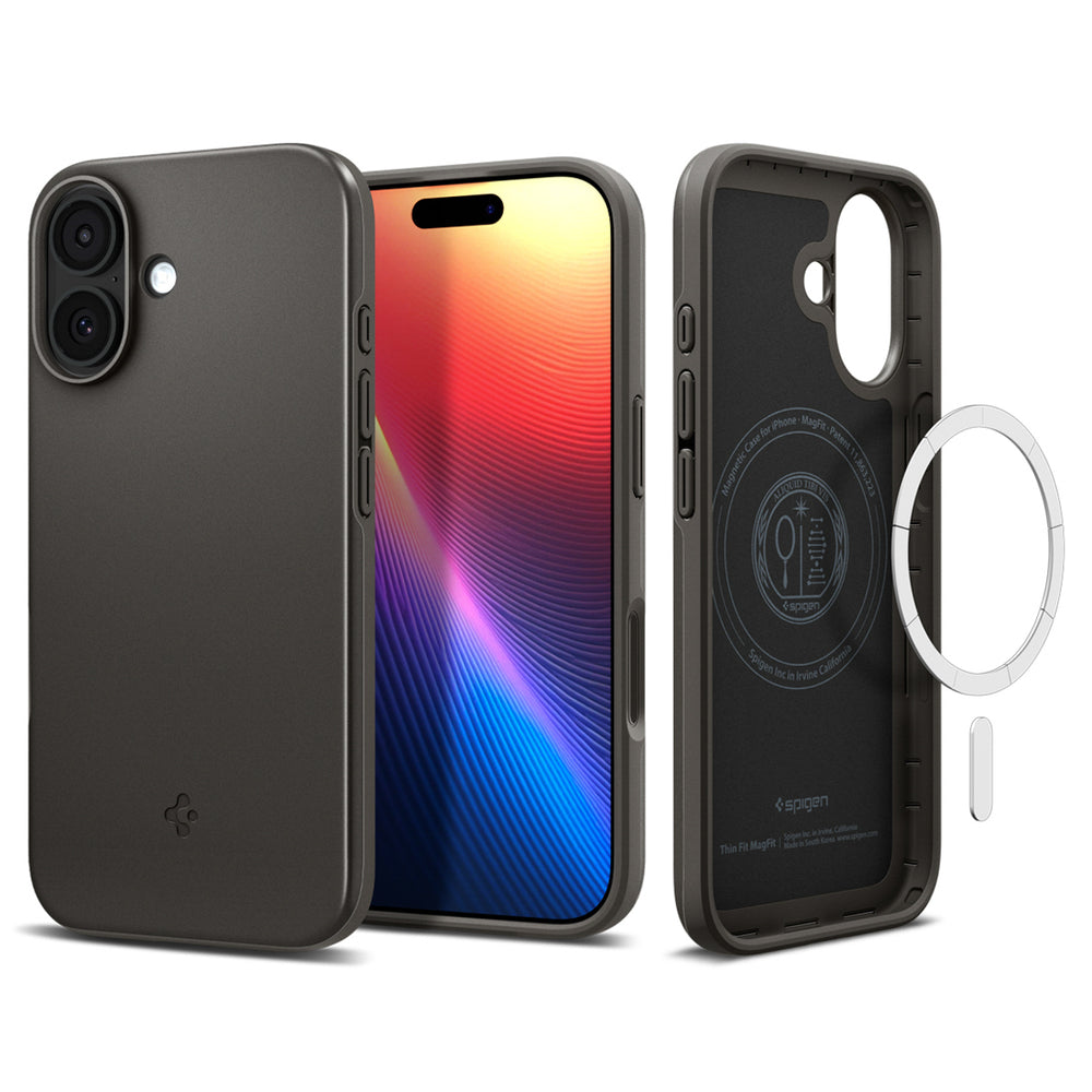Spigen Thin Fit MagSafe Case for iPhone 17 - Gray_9